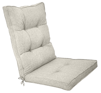 Exclusive garden cushion for position chair - With high back - 7 cm thick - Extra soft cushion - Beige garden cushion