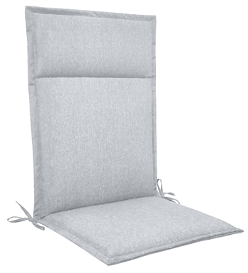 Luxury garden cushion for position chair with high back - Grey cushion with luxury comfort - Nordstrand Home