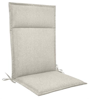 Garden cushion for high back position chair - 5 cm thickness - Beige cushion provides excellent comfort - Nordstrand Home universal