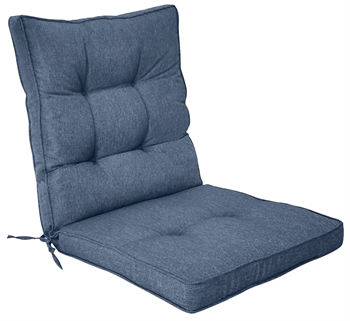 Exclusive garden cushion for a position chair - 7 cm thick - Extra soft cushion - Dark blue garden cushion