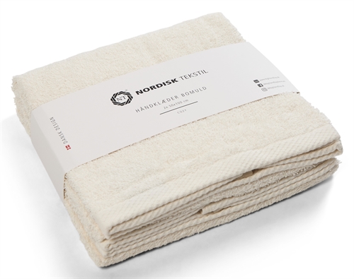 Towels - 2 pcs. 50x100 cm - Natural - 100% cotton - Towel package from Nordic textile