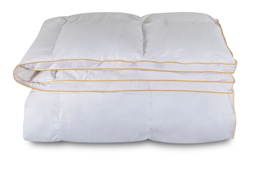 Goose down duvet 140x200cm - Luxury winter duvet with goose down - Premium By Borg - The Gold duvet, extra warm