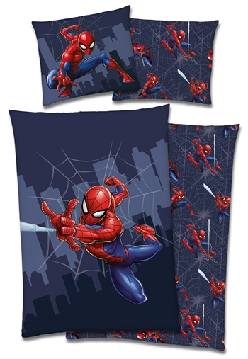 Spider-Man Junior bedding 100x140 cm - Flying - 2-in-1 - 100% cotton