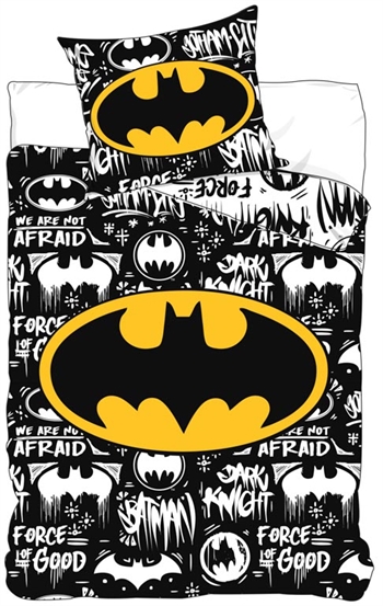 Batman bedding - 140x200 cm - Duvet cover with a 2-in-1 design - 100% cotton bedding set