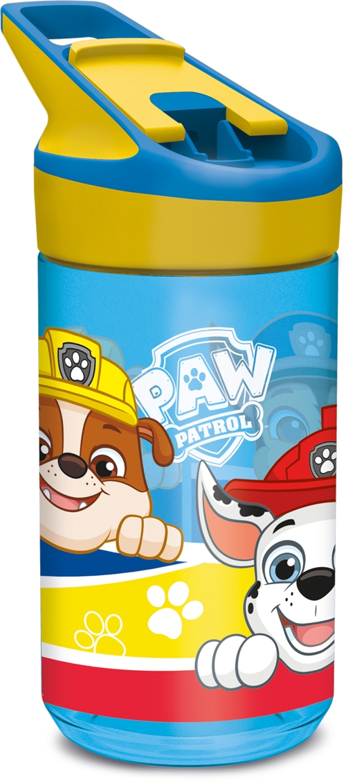 Paw Patrol - Water bottle with flip function and straw - Marshall and Chase design