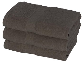 Towel - 50x100 cm - anthracite grey - Diamond - 100% Cotton - Soft towels from Egeria