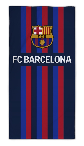 FC Barcelona towel - 70x140 cm - FCB Logo and stripes - 100% Cotton - Bath towel