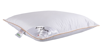 Goose down pillow - 60x63 cm - High pillow with goose down - 3 chamber pillow - Borg Living