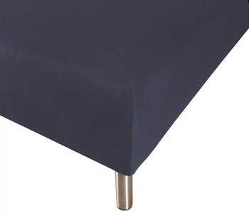 Extra depth fitted sheet 90x200 cm - 100% Cotton - Blue - Fitted sheet for mattress