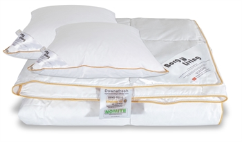 Duvet and pillow set - Double summer duvet 200x200 cm + 2x60x63 cm pillows with goose down - Borg Living