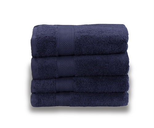 Towel Egyptian cotton - 50x100cm - Dark blue - Luxury towels from By Borg