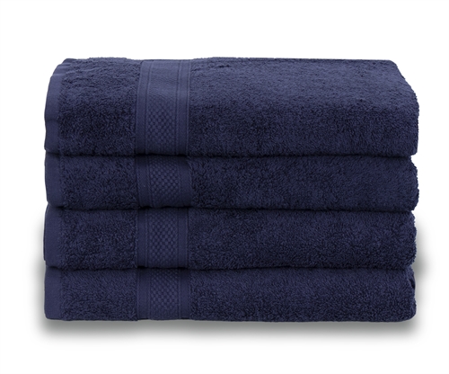 Egyptian cotton - Bath sheet 100x150cm - Dark blue - Luxury towels from By Borg