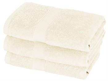 Towel - 50x100 cm - Diamond - Cream - 100% Cotton - Soft towels from Egeria