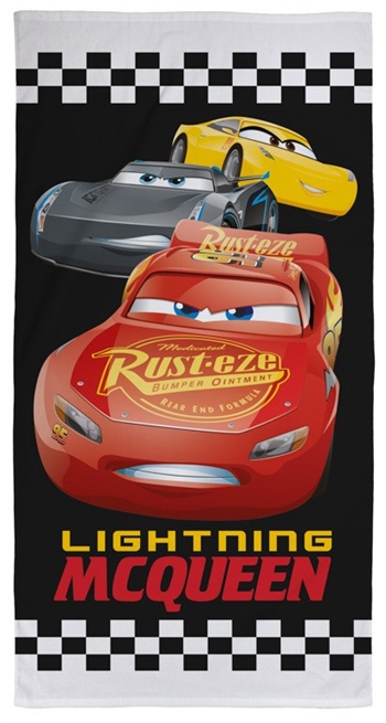 Bath towel - Lightning McQueen - Cars - 70x140 cm - 100% Cotton