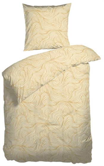 Bed Linen 140x200 cm - Daybreak Honey - 100% Cotton Bedding - Night & Day Bed Set