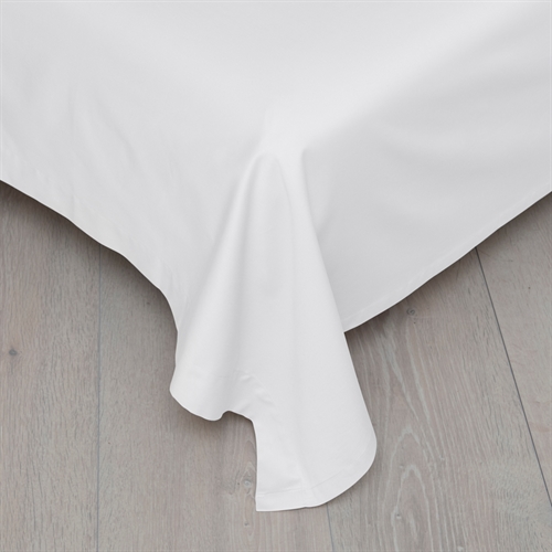 Flat sheet from Høie - 240x270 cm - White - 100% extra fine cotton - Flat sheet