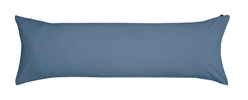 Pillowcase 50x150 cm - Frøya - Blue stonewashed pillowcase - 100% organic cotton - Høie