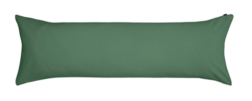 Pillowcase 50x150 cm - Frøya - Green stonewashed pillowcase - 100% organic cotton - Høie