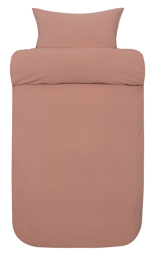 Organic bedding 140x220 cm - 100% Stonewashed cotton - Høie of Scandinavia Frøya rose bedding set