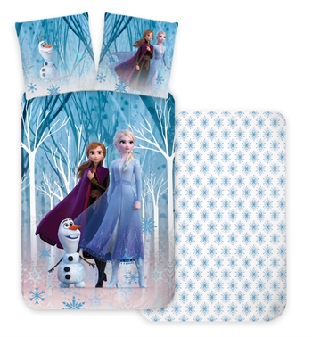 Frozen bedding set - 140x200 cm - Anna, Elsa and Olaf - 100% cotton - Frozen bedding set