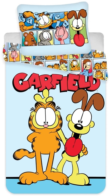 Garfield Bedding 100x140 cm - Garfield junior bedding   2-in-1 design   100% cotton