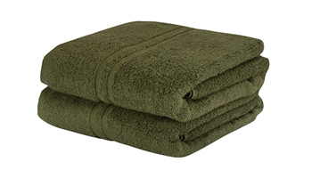 Guest towel - 30x50 cm - Green - 100% Cotton towel - Extra soft