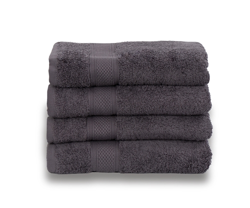 Egyptian cotton towel - 50x100cm - Anthracite - Luxury towels by By Borg