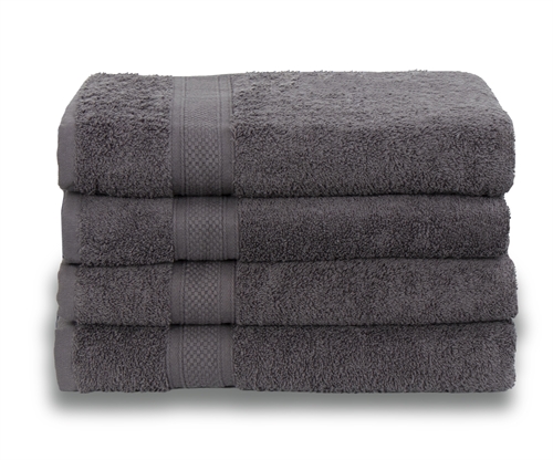 Egyptian cotton bath towel - 70x140cm - Anthracite - Luxury towels by By Borg