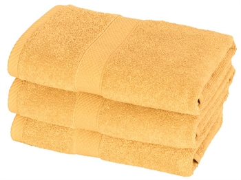 Towel - Yellow - 50x100 cm - Diamond - 100% Cotton - Soft towels from Egeria