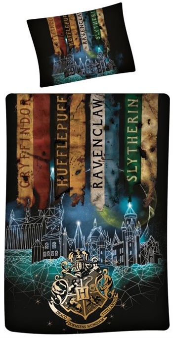 Harry Potter bedding - 140x200 cm - The Deathly Hallows set - 2-in-1 design - 100% cotton duvet cover