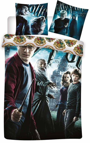 Harry Potter Bedding - 140x200 cm - Harry Potter & Dumbledore - Reversible bedding set - 100% cotton