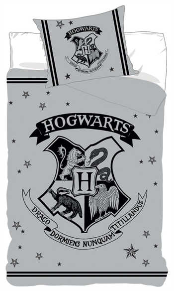 Harry Potter bedding - 140x200 cm - Bedding with Hogwarts logo - Harry Potter bedding in 100% cotton