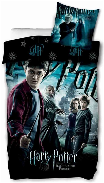 Harry Potter bedding - 140x200 cm - Harry Potter and Dumbledore bed set - 2-in-1 design - 100% cotton