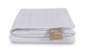 Silk duvet with 100% Mulberry silk filling - 140x200 cm - Temperature-regulating all-season duvet from Borg Living