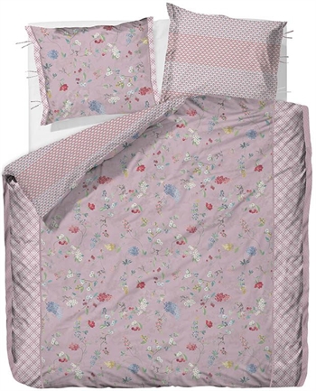 Floral bedding 140x220 cm - Hummingbird purple - Reversible set - 100% cotton - Pip Studio bedding