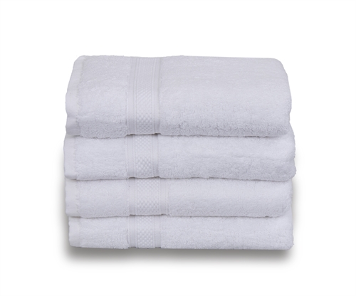 Egyptian cotton guest towel - 40x60cm - White - Luxury towels from By Borg