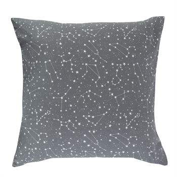 Pillowcase 60x63 cm - Zodiac grey - Pillowcase in 100% cotton