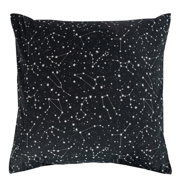 Pillowcase 60x63 cm - Zodiac black - Pillowcase in 100% cotton