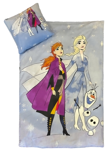 Frozen bedding set - 140x200 cm - Olaf, Anna, and Elsa - 100% cotton set - Frozen