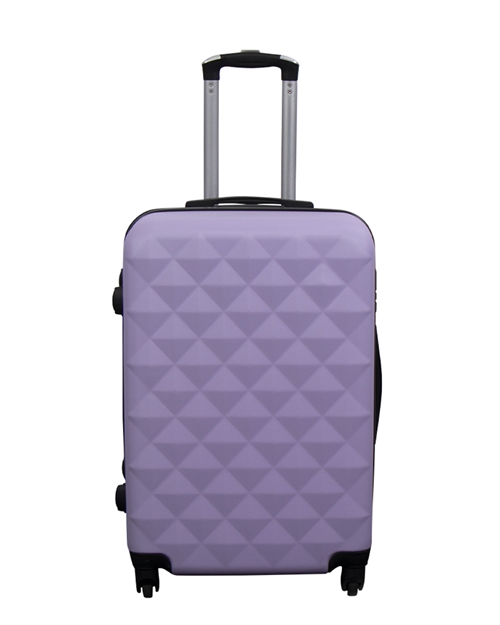 Suitcase - Hard-shell - Size Medium - Diamond purple - Stylish affordable travel suitcase