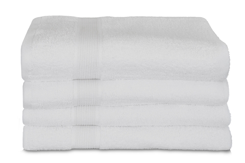 Bamboo bath sheet - 100x150 cm - White - Bamboo/cotton - Terry towel from Excellent By Borg