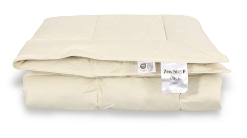 Baby duvet - Kapok duvet - 70x100 cm - All-season duvet - Duvet with kapok - Zen Sleep baby duvet