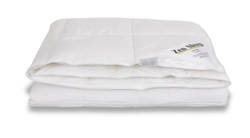 Summer duvet 150x210 cm - Hypoallergenic duvet with soft airy fibre down - Cool fibre duvet - Zen Sleep