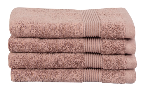 Organic guest towel - 40x60 cm - 100% GOTS-certified cotton - Dusty rose guest towel from Premium by borg