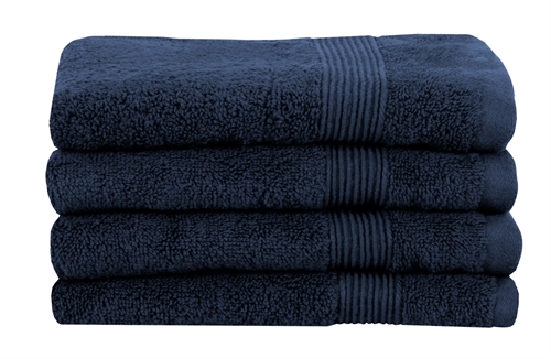 Organic bath towel - 70x140 cm - 100% GOTS-certified cotton - Blue bath towel from Premium By Borg