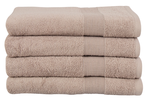 Organic bath towel - 70x140 cm - 100% GOTS-certified cotton - Sand-coloured bath towel from Premium by Borg