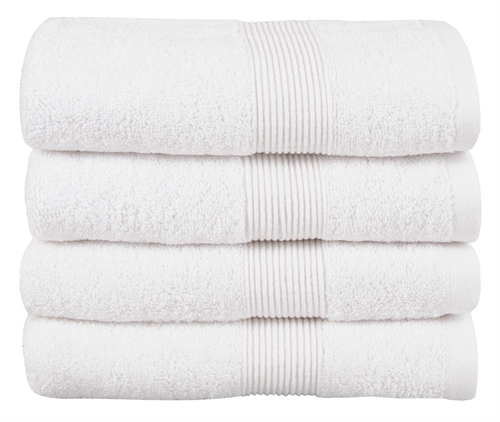 Organic towel - 50x100 cm - 100% GOTS-certified cotton - White towel from Premium By Borg