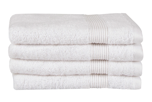 Organic guest towel - 40x60 cm - 100% GOTS-certified cotton - White guest towel from Premium By Borg