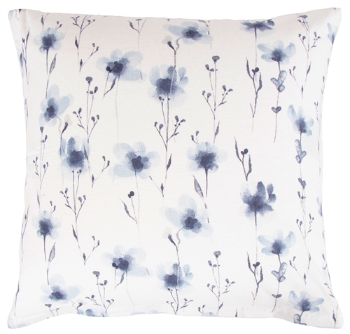 Pillowcase 60x63 cm - Flower Blue - 100% Cotton flannel - By Night pillowcase