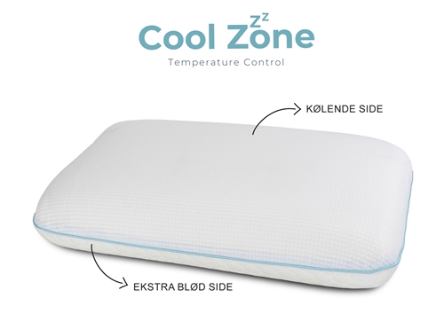 Memory foam pillow - Outlast space technology - Temperature regulating - Reversible